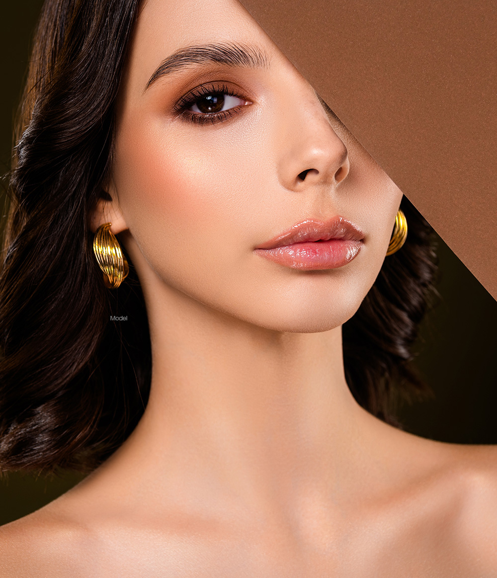 Profile of a beautiful woman